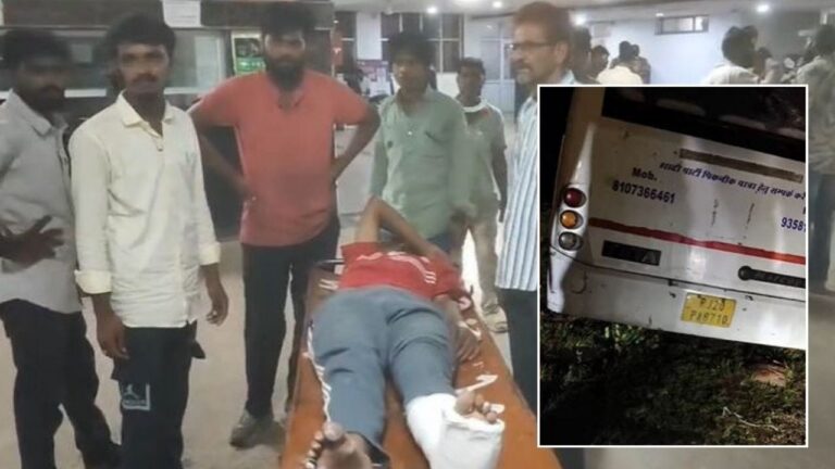 झालावाड़ बस हादसा: बेकाबू बस ने जायरीनों को कुचला, दो युवकों की मौत, छह घायल
