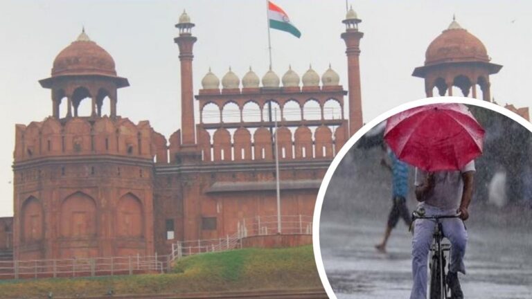 स्वतंत्रता दिवस 2026: 19 राज्यों में भारी बारिश का अलर्ट, लाल किले पर बारिश से रंग में भंग डालने की आशंका
