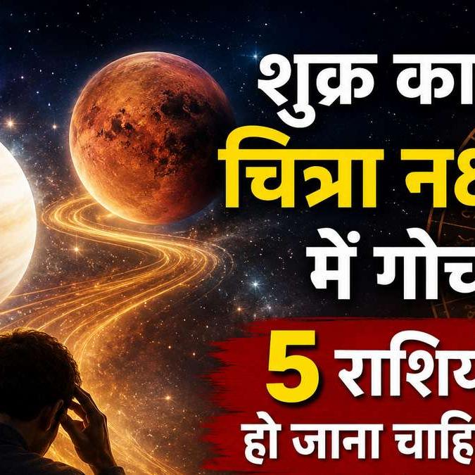 25 अगस्त 2026 से शुक्र का चित्रा नक्षत्र में गोचर: जानिए किन राशियों पर पड़ेगा असर और कैसे करें तैयारी 25 अगस्त 2026 से शुक्र का चित्रा नक्षत्र में गोचर: जानिए किन राशियों पर पड़ेगा असर और कैसे करें तैयारी