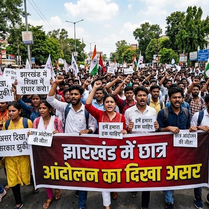 झारखंड में विवाद: छात्र आंदोलन का असर, इस्तीफे और सरकारी प्रतिक्रिया झारखंड में विवाद: छात्र आंदोलन का असर, इस्तीफे और सरकारी प्रतिक्रिया
