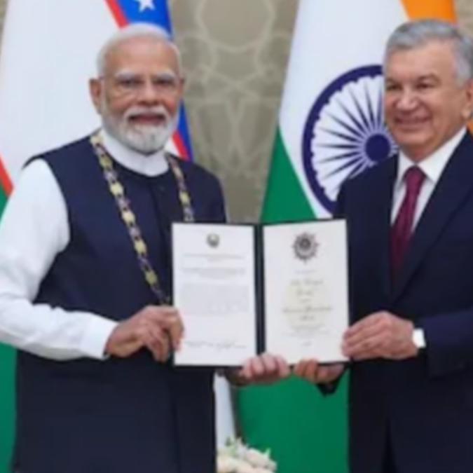 प्रधानमंत्री मोदी को मिला उज्बेकिस्तान का सर्वोच्च सम्मान ओली दराजाली दोस्तलिक , द्विपक्षीय संबंधों में आए कई अहम बदलाव प्रधानमंत्री मोदी को मिला उज्बेकिस्तान का सर्वोच्च सम्मान ओली दराजाली दोस्तलिक , द्विपक्षीय संबंधों में आए कई अहम बदलाव