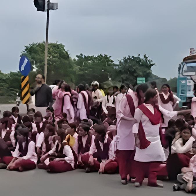 मध्य प्रदेश के बड़वानी में जनरल अल्फा पीढ़ी के छात्रों का ऐतिहासिक पैदल आंदोलन: 70 किलोमीटर चलकर राष्ट्रीय राजमार्ग-3 किया जाम मध्य प्रदेश के बड़वानी में जनरल अल्फा पीढ़ी के छात्रों का ऐतिहासिक पैदल आंदोलन: 70 किलोमीटर चलकर राष्ट्रीय राजमार्ग-3 किया जाम