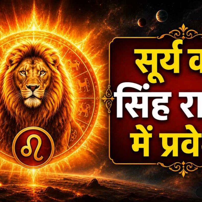सूर्य गोचर 2026: नाग पंचमी पर सिंह राशि में सूर्य देव का प्रवेश, जानिए 12 राशियों का राशिफल